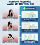 COZYPLAYER EFFECTIVE PAIN RELIEF CERVICAL NECK PILLOW FOR SLEEPING - WHITE - Like New