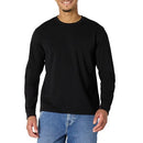 AMAZON ESSENTIALS MENS HEAVYWEIGHT RELAXED FIT LONG SLEEVE T-SHIRT - BLACK - XL - Brand New