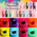BSASURB Gel Nail Polish Starter Set 15 Colors - Pink - Brand New
