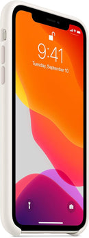 APPLE SILICONE CASE (FOR IPHONE 11) - WHITE - Like New