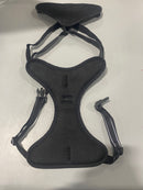 BABYLTRL DOG HARNESS WITH PITPULL GRAPHIC - BLACK - Like New