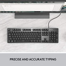 LOGITECH K845CH MECHANICAL ILLUMINATED KEYBOARD CHERRY BLUE SWITCHES - BLACK - Brand New