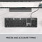 LOGITECH K845CH MECHANICAL ILLUMINATED KEYBOARD CHERRY BLUE SWITCHES - BLACK - Brand New