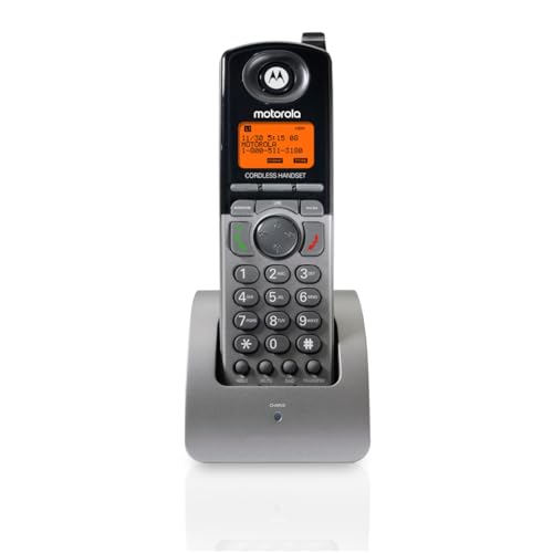 MOTOROLA VOICE DECT 6.0 4-LINE CORDLESS EXPANSION HANDSET ML1200 - BLACK - Brand New