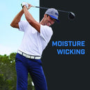 PVKF3055DS PGA TOUR Men Airflux Solid Mesh Short Sleeve Polo SHIRT CAVIAR M - Brand New