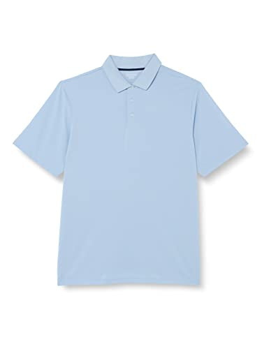 AMAZON ESSENTIAL GOLF POLO SHIRT QUICK DRY SHORT SLEEVE - X-LARGE - LIGHT BLUE - Brand New