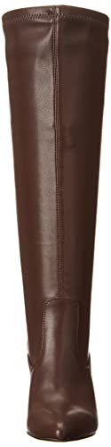 FRANCO SARTO WOMEN'S KATHERINE KNEE HIGH BOOT WIDE CALF - SIZE 7M - DARK BROWN - Like New