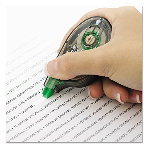 MONO CORRECTION TAPE NON-REFILLABLE 1/6" X 394" WHITE TAPE 68620 - WHITE/GREEN - Brand New