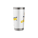 BREAKINGT CAITLIN CLARK CARICATURE INDIANA BASKETBALL STAINLESS DW00300 - WHITE - Like New