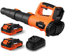 LEAPFUL LEAF BLOWER 21V CORDLESS ELECTRIC BLOWER LP69 - LIGHT ORANGE - Like New