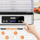 YASHE Food Dehydrator Machine, 5 Stainless Steel Trays Food Dryer, 400W - Brand New