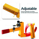 ZONETECH Wheel Lock Security Tire Clamp, 2 Pack - Red/Yellow - Like New