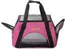 Airline Approved Zampa Pets Pet Carrier Removable pad,Medium B0815BHG9F - Pink - Brand New