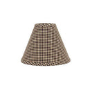 Home Collection by Raghu Newbury Gingham Black Lampshade 14" - Brand New