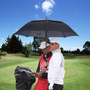 MRTLLOA Automatic Open Golf Umbrella (Green/White, 54 inch) B08BZW45HV - NEW - Brand New