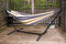 VIVERE DOUBLE COTTON HAMMOCK, Space Saving Steel Stand, UHSDO9-25 - Desert Moon - Like New