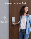 EUFY SECURITY SMART LOCK S230 KEYLESS FINGERPRINT LOCK BUILT-IN WI-FI - SILVER - Like New