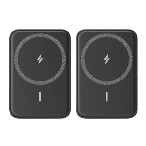 ANKER MAGGO MAGNETIC WIRELESS CHARGING 5,000MAH POWER BANK 2-PACK - BLACK - Like New