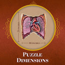 Human Thorax Anatomy Puzzle - Adult Jigsaw Puzzles Unique Gifts for Kids - Brand New