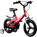 Kids Bike Boys Girls BMX Style Bicycle Training Wheels 14" Adjustable Seat Red - Like New
