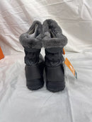 SPORTO JANIS SNOW BOOT WOMENS THERMO WATERPROOF SIDE ZIPPER - PEWTER - 7.5 - Like New