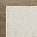 Laura Ashley Dothan Linen Blend Tablecloth, Set of 4 Placemats, Taupe - Brand New