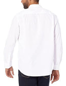 S17AE30000 AMAZON ESSENTIALS MEN'S LONG-SLEEVE CASUAL SIZE XXL WHITE - Brand New