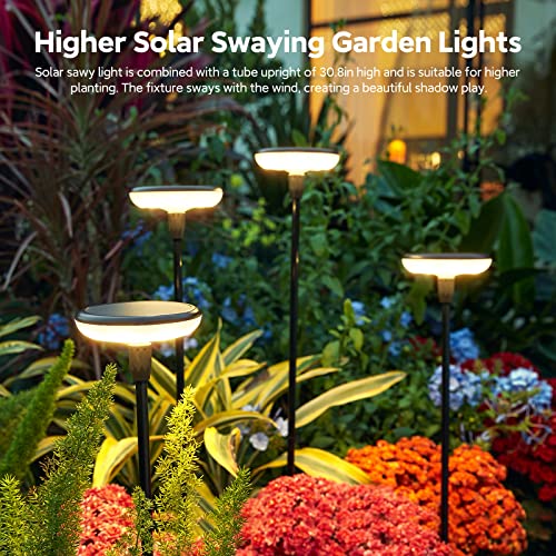LETMY Solar Outdoor Lights Garden Decor 6 Pack YBD-002 - Like New