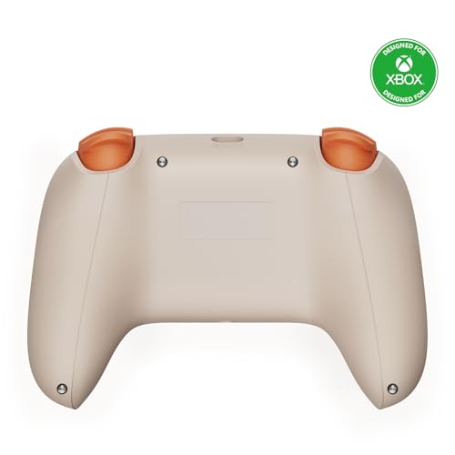 8BITDO ULTIMATE C WIRED CONTROLLER XBOX HALL EFFECT JOYSTICKS 82CF - ORANGE - Brand New