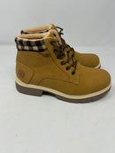 ANJOUFEMME OUTDOOR HIKING BOOTS WOMEN WATERPROOF - SIZE: 9 - 19-SPRING-YELLOW - Like New