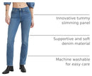 LEVI'S WOMEN'S 314 SHAPING STRAIGHT JEANS - SIZE: WOMEN 34X32 - LAPIS BARE - Like New