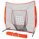GOSPORTS 7FT X 7FT BASEBALL SOFTBALL NETS PITCHING HITTING NET - RED - Like New
