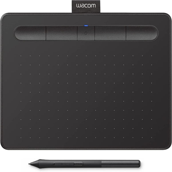 Wacom Intuos Small Bluetooth Graphics Drawing Tablet BLACK CTL4100WLK0 New