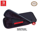 GAME TRAVELER LICENSED SLIM TRAVEL CASE PROTECTS NINTENDO SWITCH OR OLED - BLACK - Brand New