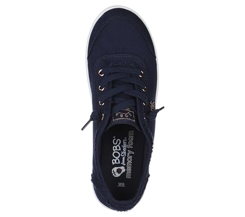 33492 BOBS FROM SKECHERS WIDE NAVY SIZE 7.5/W4.5 UK/38 EU - Brand New