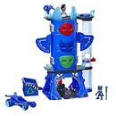 PJ Masks Deluxe Battle HQ Preschool Toy Headquarters Playset 2 Action Figures - Brand New