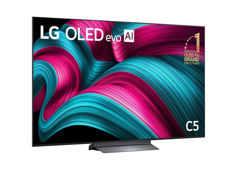 LG 65 INCH LG OLED EVO AI C5 4K SMART TV - BLACK - Like New