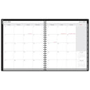 OFFICE DEPOT 18-MONTH ACADEMIC PLANNER 9" X 11" 30% RECYCLED, JULY 2025 - BLACK - Like New