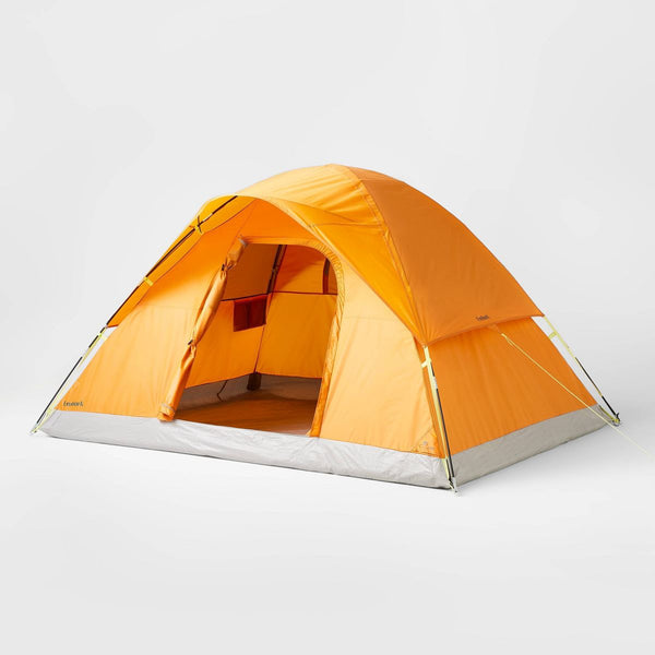 EMBARK 4 PERSON DOME CAMPING TENT RUST - EMBARK™ - ORNAGE/GRAY - Brand New