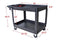 MAXWORKS MAXWORKS 80857 500-LB UTILITY SERVICE PP CART TWO TRAYS WHEELS - BLACK - Like New