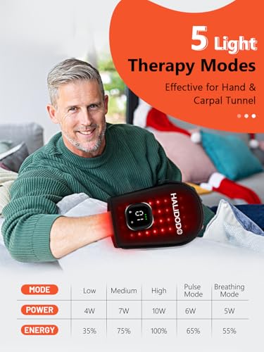 Cordless Red Light Therapy Glove 5 Mode - CHZL-G80BK-N27D - Like New