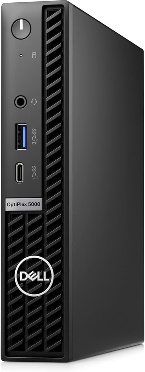 Dell OptiPlex 5000 Desktop Computer i5-12500T 8GB 256 GB Micro PC 1MKMP - Black - Like New