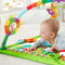 Fisher-Price Baby Playmat Rainforest Music & Lights Deluxe Gym with 10+ Toys - Like New