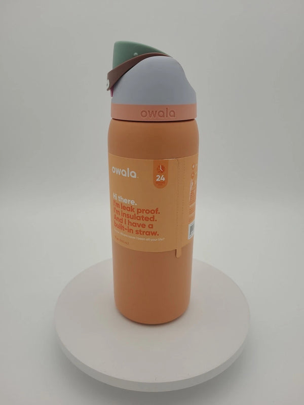 OWALA FREESIP 32OZ STAINLESS STEEL WATER BOTTLE INSULATED COLD - Scratch & Dent