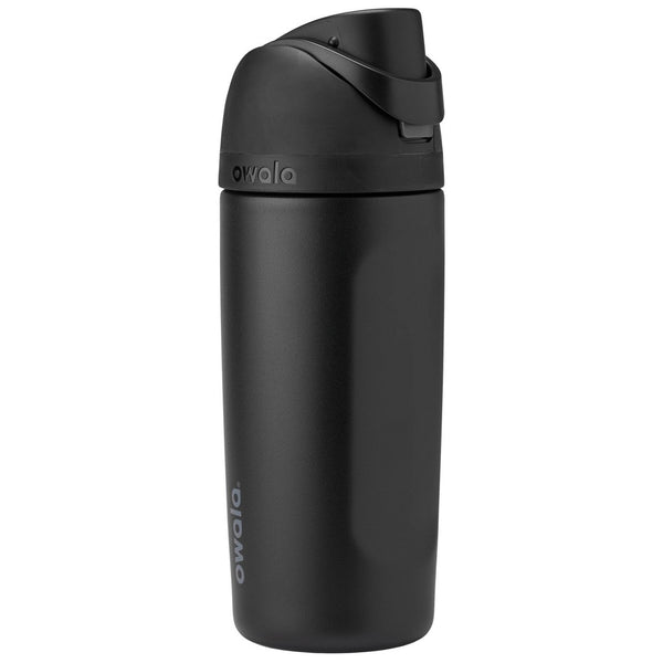 OWALA 16OZ KIDS' FREESIP STAINLESS STEEL WATER BOTTLE - BLACK - Like New