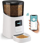 WOPET 6L Automatic Cat Feeder WiFi Automatic Dog Feeder APP Control F07 - White Like New