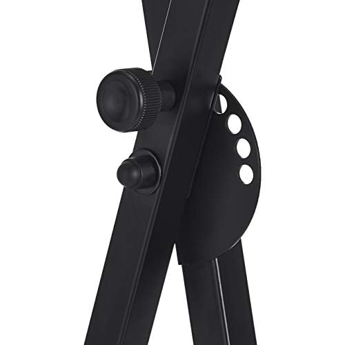 AMAZON BASICS KEYBOARD AND PIANO STAND ADJUSTABLE HEIGHT SINGLE-X-SHAPE - BLACK - Like New