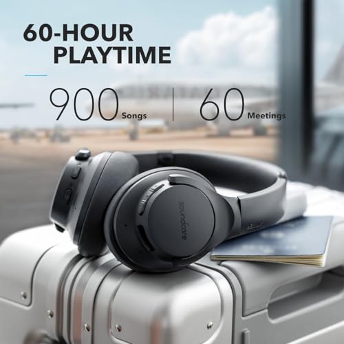 SOUNDCORE ANKER LIFE Q20 HYBRID ACTIVE NOISE CANCELLING WIRELESS - BLACK - Brand New