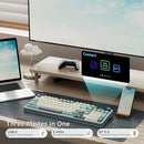 RK ROYAL KLUDGE S98 Mechanical Keyboard w/Smart Display & Knob - Sky Blue - Like New