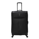 SKYLINE SOFTSIDE CHECKED SPINNER 5PC LUGGAGE SET - BLACK - Like New
